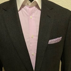 Kiton Sartorial Napoli Wool Suit 42R Charcoal